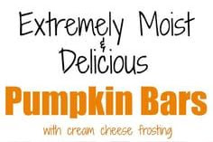 The BEST Pumpkin Bars Recipe