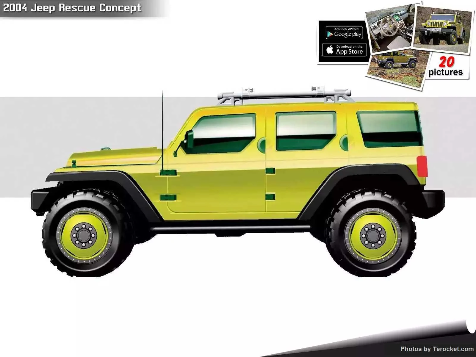 Hình ảnh xe ô tô Jeep Rescue Concept 2004 & nội ngoại thất