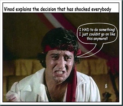 Vinod Khanna's tough decision - 1