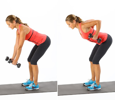 Two-arm dumbbell row