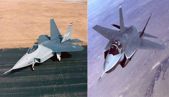 adalah pesawat tempur siluman generasi kelima terbaru dan tercanggih Angkatan Udara AS  16 PERBEDAAN F-22 RAPTOR DENGAN F-35 LIGHTNING II