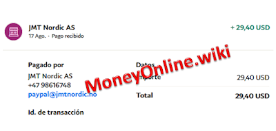 PlugRush Payment Proof - Paypal