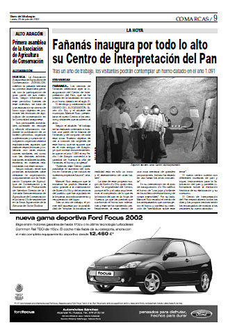 Fañanás inaugura por todo lo alto su Centro de Interpretación del Pan