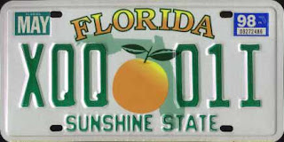 Florida license plate