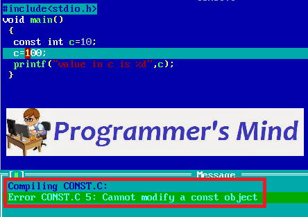 Constants in C