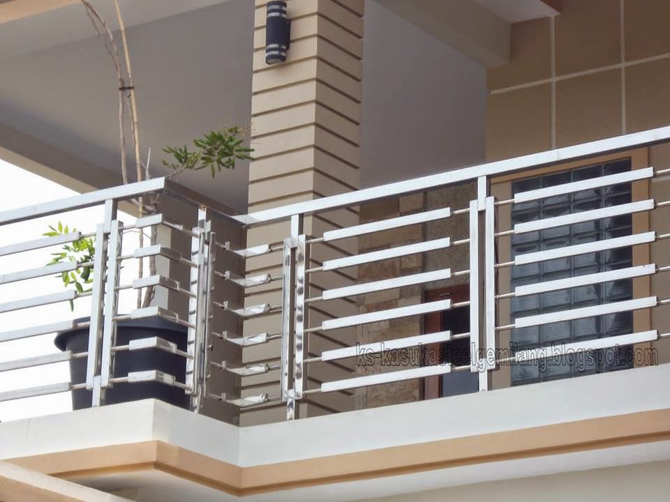 Reling balkon minimalis Stainless steel Bengkel Las 