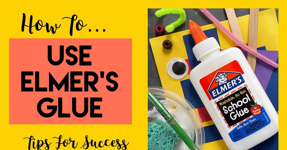 New Demo Video: How To Use Elmer's Glue/How To Use PVA Glue - Create Art  With Mrs. P!