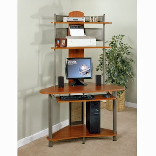 computer desk hutch plans