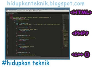 bahasa program html php dan c++