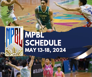 MPBL Schedule Today from May 13 to 18 2024