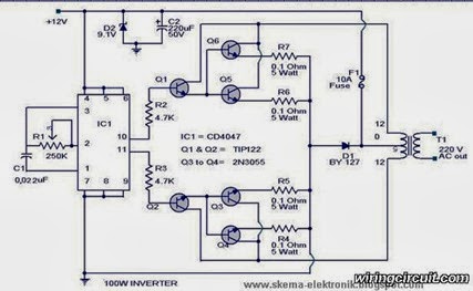 Cara Membuat AC iInverteri 12V ke 110 220VAC 500Watt Cara Cara Membuat AC iInverteri 12V ke 110 220VAC 500Watt Cara