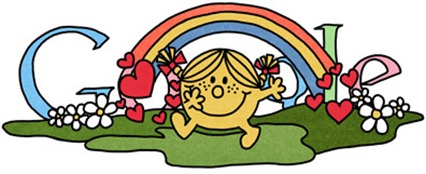 76th Birthday Of Roger Hargreaves-Little Miss Sunshine Google Doodle Logo