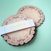 Lace coasters