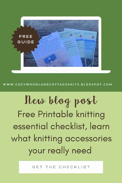 Picture of Free printable essentials knitting accessories checklist