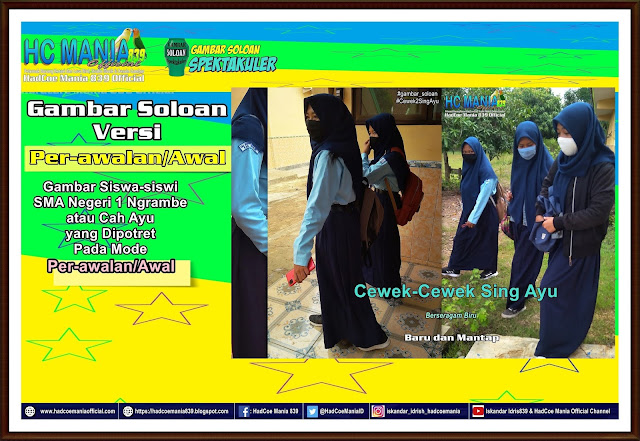 Gambar Soloan Spektakuler Versi Per-awalan - Gambar Siswa-siswi SMA Negeri 1 Ngrambe Cover Biru - 14