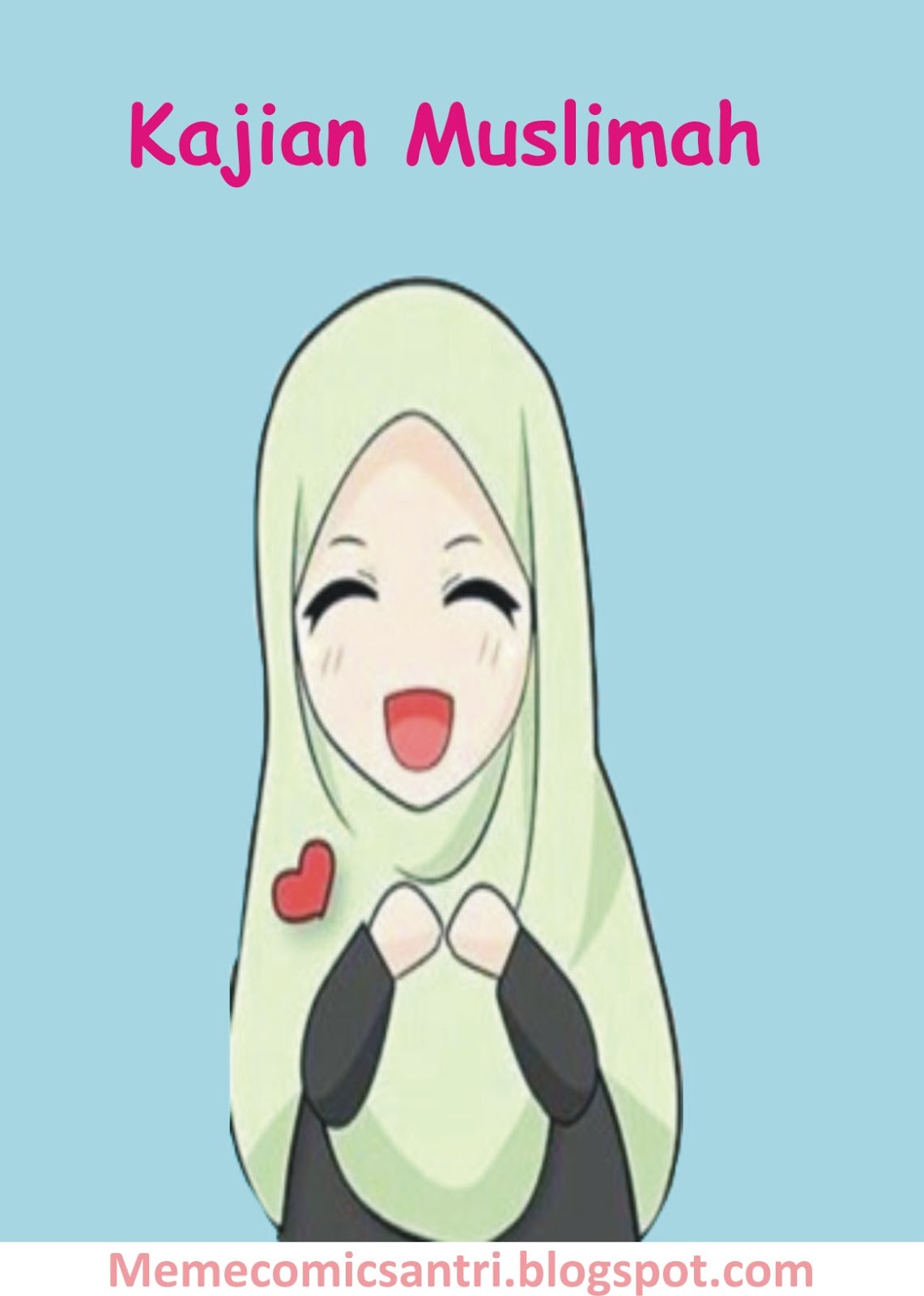  Kartun  Muslim Tersenyum  Gambar  Kartun 