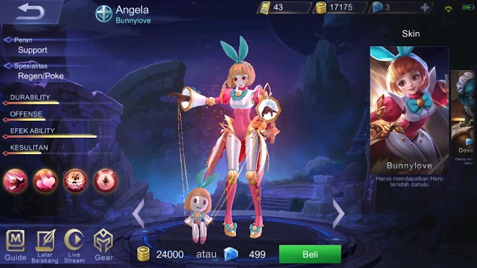 Guide, Tutorial, Build Gear, dan Cara Bermain Angela di Mobile Legends 