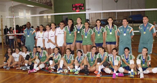 Fluminense Tetracampeão Estadual Mirim Feminino de Voleibol de 2016