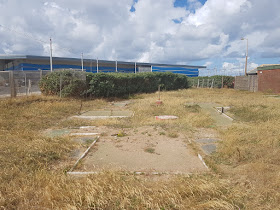 Abandoned Crazy Golf course at Starr Gate in Blackpool