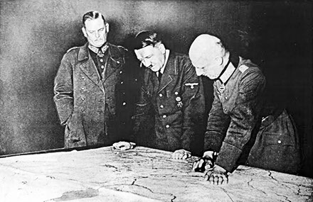 Hitler and Field Marshal von Leeb, 21 July 1941 worldwartwo.filminspector.com