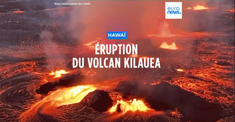 le volcan Kilauea, à Hawaï