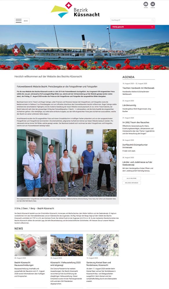 Bericht zur Vernissage auf der Website des Bezirks Küssnacht