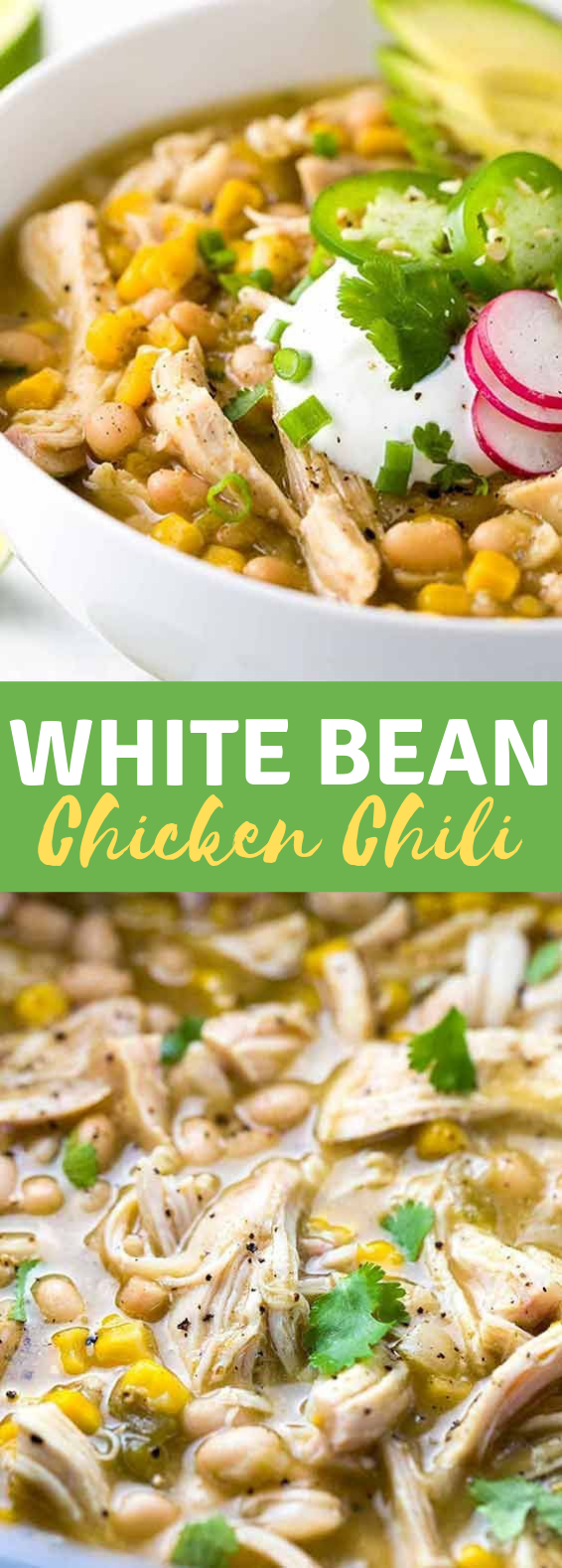 White Bean Chicken Chili #BestRecipe #Dinner