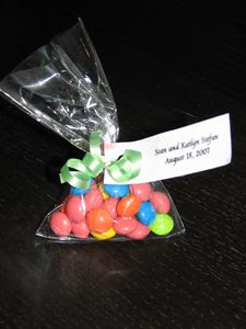 Wedding Favour Ideas - Do it yourself with Skittles