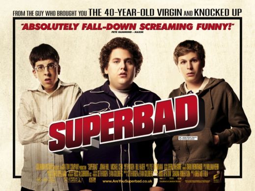 superbad movie cover. wallpaper 2007 superbad movie