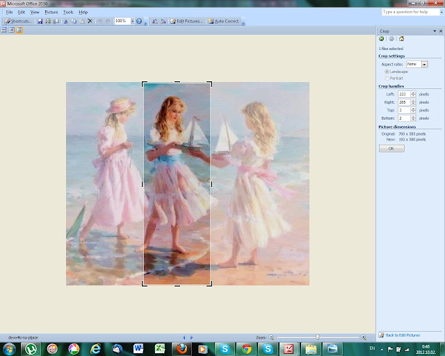 Crop-обрезка изображения в Microsoft Office Picture Manager