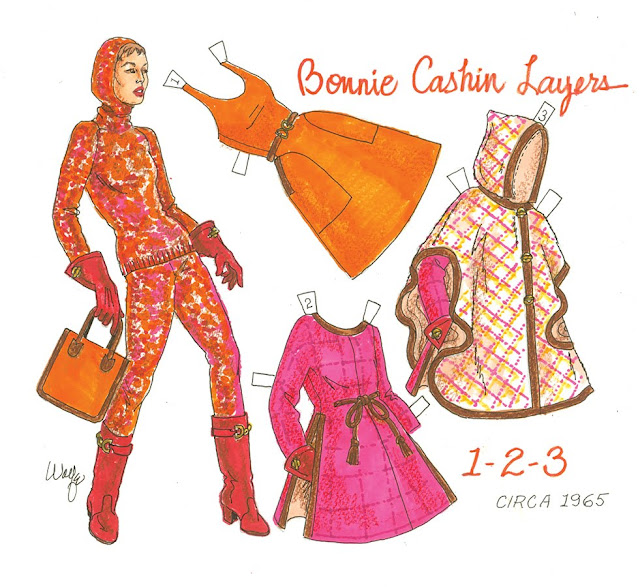 Bonnie Cashin paper doll