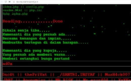 Wadduh...Website KPU Selayar, Katanya Di Hack