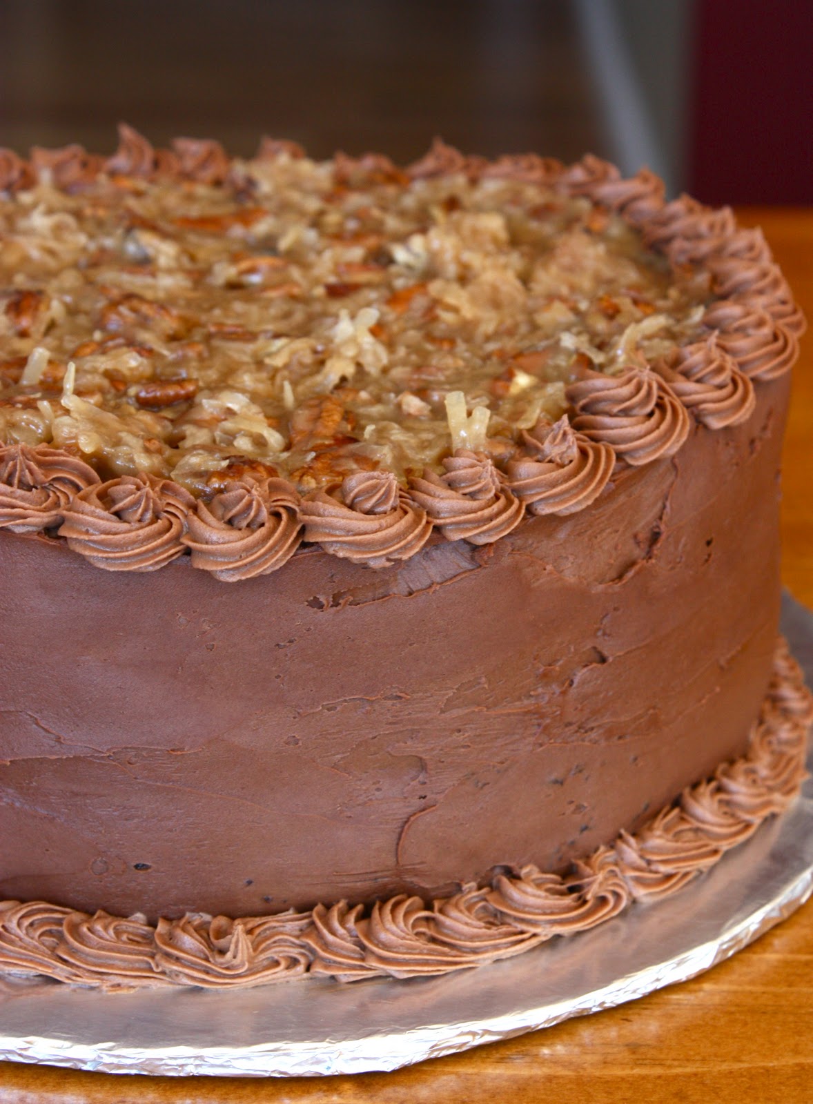 Homemade German Chocolate Cake
