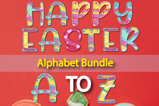 SVG Vector Easter a to Z Bundle Paper Cut SVG is an awesome source for free SVG files