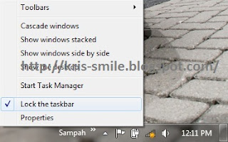 Meempatkan Recycle Bin pada TASKBAR3