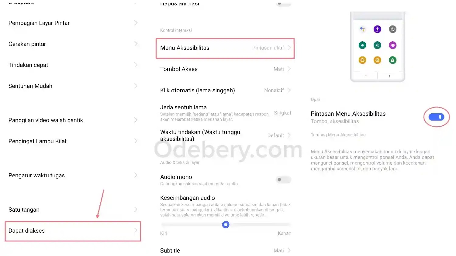 Cara Mematikan Menu Aksesibilitas di HP Vivo