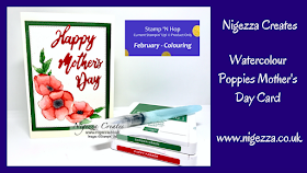 Nigezza Creates with Stampin' Up! & Painted Poppies a Watercolour Poppies Mother's Day Card