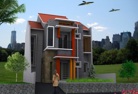 DESAIN RUMAH MINIMALIS 2 LANTAI | di Rumah Minimalis