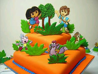 Dora the explorer cakes for children parties