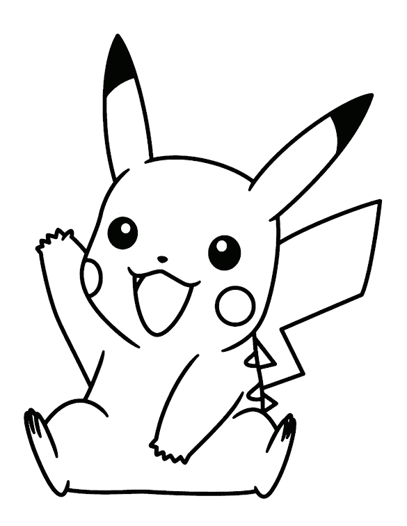 Pichu Ausmalbild / Ausmalbilder Pikachu. Kostenlos im A4 Format drucken / Sie können die bulbazavr, charmander, togepi, squirtle und viele andere pokémon auf unserer pokemon.