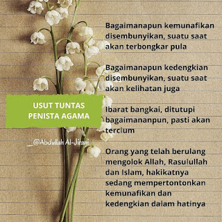 Usut Tuntas Penista Agama - Qoutes - Kajian Medina