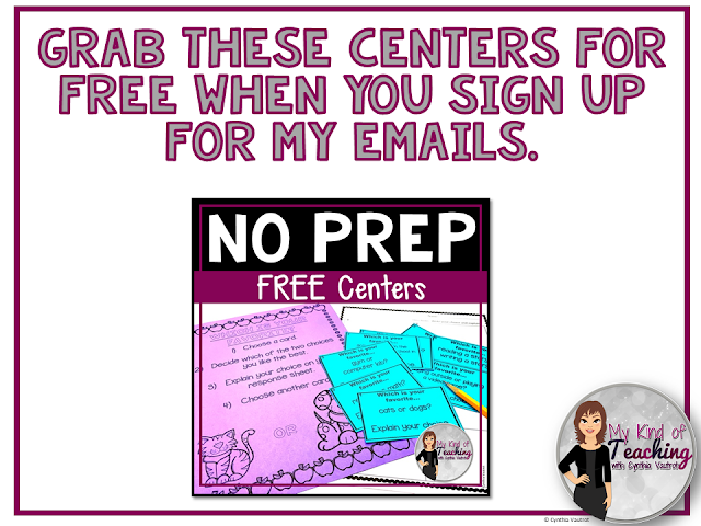 sign up for emails and get centers