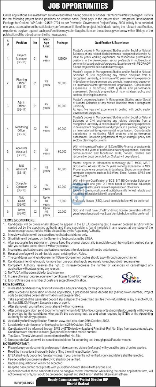 Latest Government Department Jobs 2022