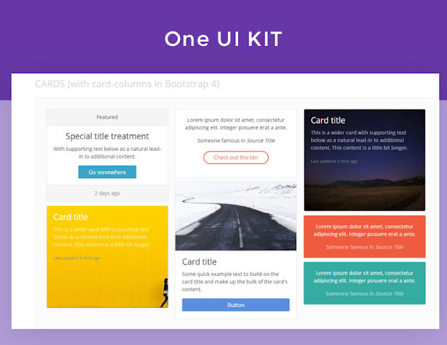 UI Kits for Web Design Free HTML5/CSS3 - دروس4يو Dros4U 