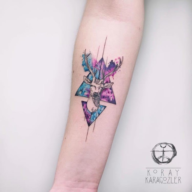 25 + Inspiring Watercolor Tattoos Designs Which Are Added The Beautyness 