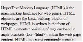 HTML CSS overflow property