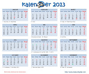 . Libur Nasional, buat anda yang belum memiliki Kalender 2013 tidak ada .