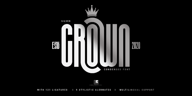 Silver Crown Typeface