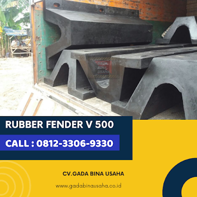 Jual Rubber Fender V 500 H Include Baut Termurah