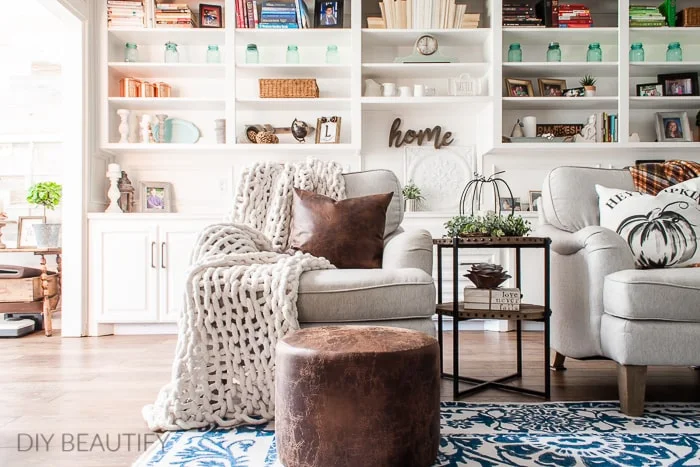 wall of bookcases